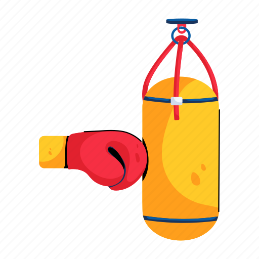 Boxing bag, punching bag, heavy bag, boxing training, punching training icon - Download on Iconfinder