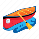 tripping canoe, tandem canoe, double kayak, water transport, wooden canoe