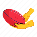 american football, rugby ball, rugby sport, sports equipment, sports accessory
