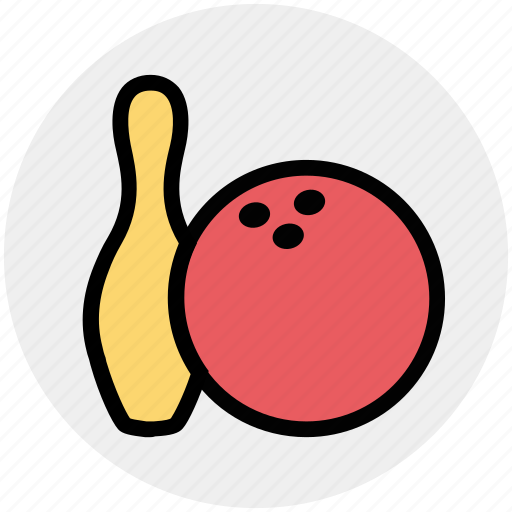 Ball, bowling, bowling pin, completion, game, skittle, sports icon - Download on Iconfinder