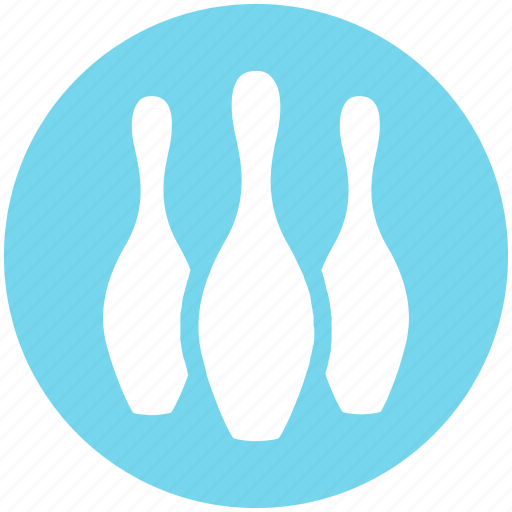 Bowling, bowling pin, game, pin, play, skittle, sports icon - Download on Iconfinder