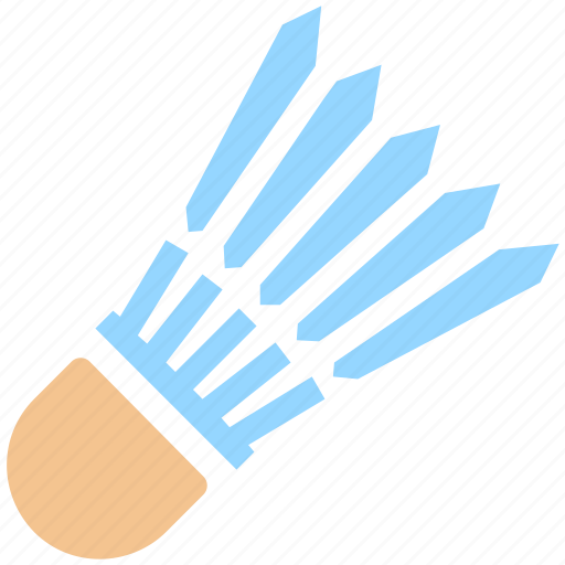 Badminton, badminton birdie, feather shuttlecock, game, shuttlecock, sports icon - Download on Iconfinder