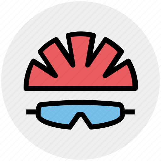 Bicycle, cap, cycling, equipment, glasses, hat, helmet icon - Download on Iconfinder
