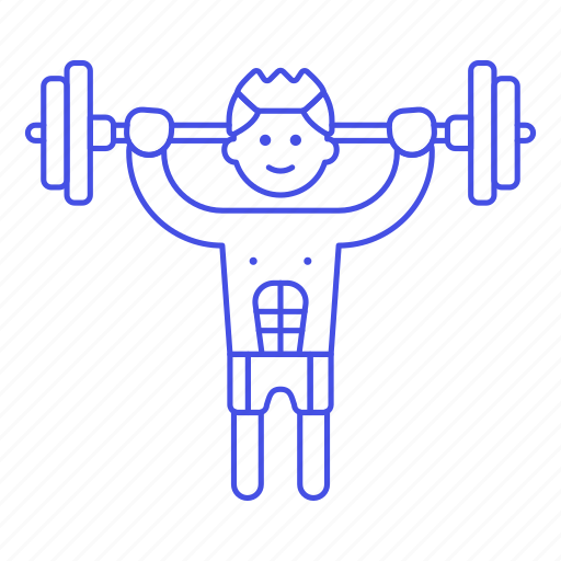 Barbell, bodybuilder, fitness, male, sports, strentgh, training icon - Download on Iconfinder