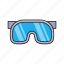 diving, glasses, goggles, sport, swimming 