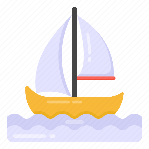 Sailing, boating, watercraft, watersports, yacht icon - Download on Iconfinder