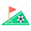 soccer corner, football corner, game, football flag, sports 