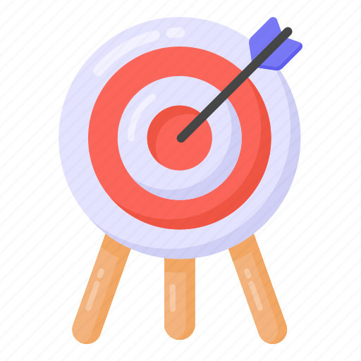 Archery, target board, aim, dartboard, objective icon - Download on Iconfinder