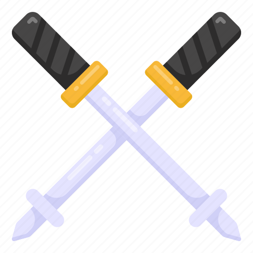 Fencing, fencing swords, olympics fencing, swords fight, olympics game icon - Download on Iconfinder