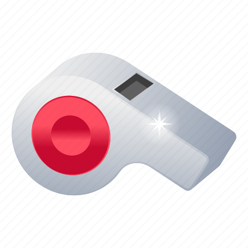 Whistle, shrill sound, blare, wheeze, sports equipment icon - Download on Iconfinder