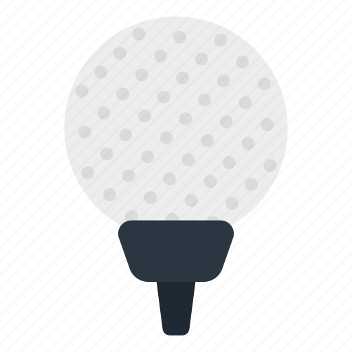 Golf tee, golf ball, sports, outdoor game, golf icon - Download on Iconfinder