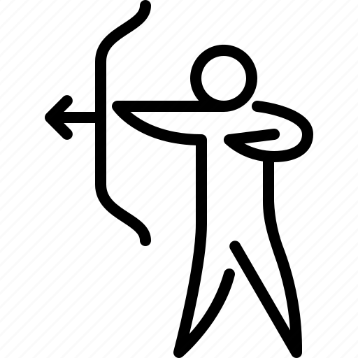Sport, athletic, athlete, games, archery icon - Download on Iconfinder