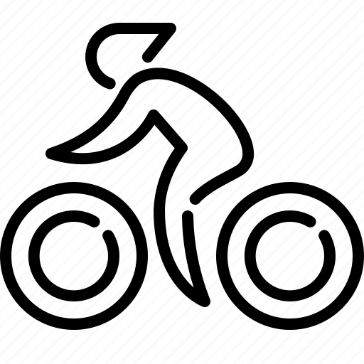 Sport, athletic, athlete, triathlon, bicycle icon - Download on Iconfinder