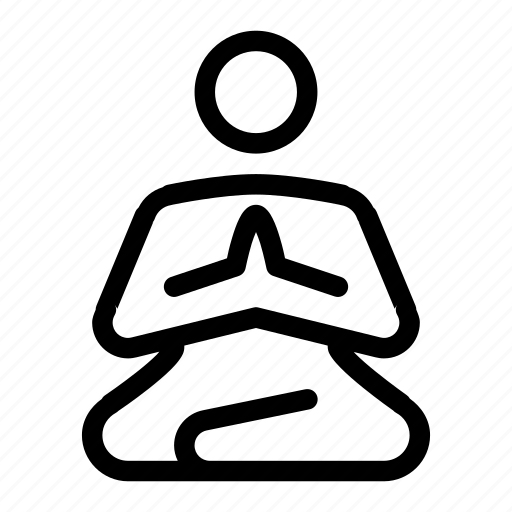 Meditation, exercise, yoga icon - Download on Iconfinder