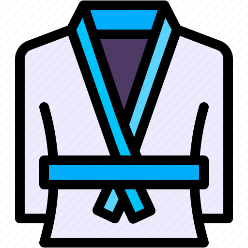 Kimono, judo, karate, martial, arts, asian icon - Download on Iconfinder