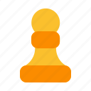 chess, pawn, piece, sports, and, competition, sport