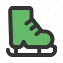 ice, skate, boot, winter, sports, skating, shoes
