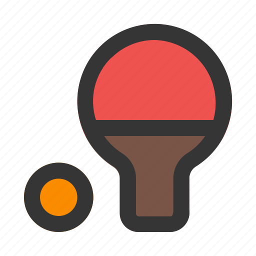 Ping, pong, table, tennis, racket, ball, equipment icon - Download on Iconfinder