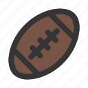 rugby, ball, american, football, sports