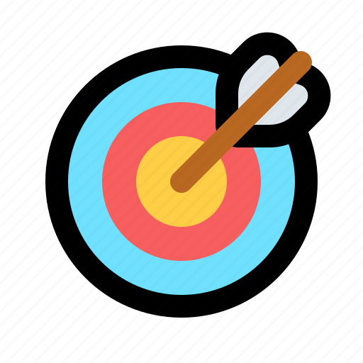 Archer, archery, bullseye, errow, shoot, sport, target icon - Download on Iconfinder
