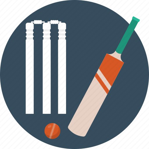 Bat and ball, cricket, cricket equipment, cricket kit, stumps icon - Download on Iconfinder