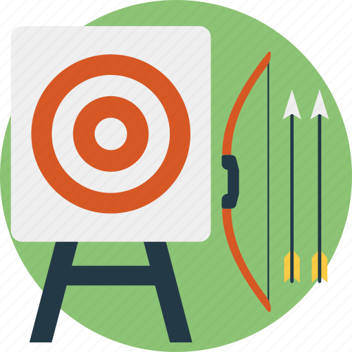Archery, archery practice, bow and arrow, extreme sports, target practice icon - Download on Iconfinder