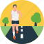 morning walk, running, running exercise, sports, workout 