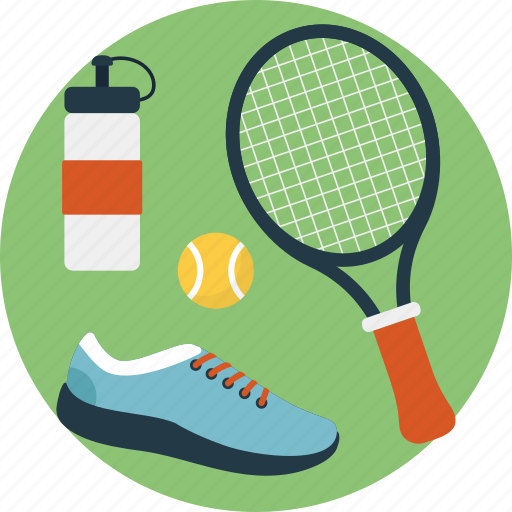 Outdoor game, shoes, tennis equipment, tennis gear, tennis racket icon - Download on Iconfinder