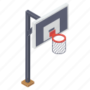 backboard, basketball goal, basketball hoop, basketball net, basketball stand