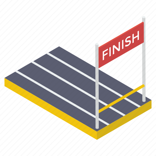 Ending point, finish line, finish race, finishing line, goal, terminating line icon - Download on Iconfinder