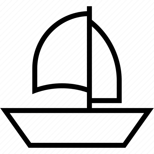Boat, gaff cutter, sailboat, sailing ship, yacht icon - Download on Iconfinder