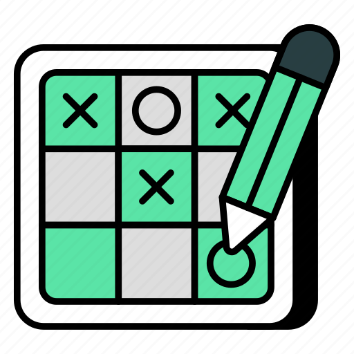 Tic tac toe, xo game, noughts and crosses, strategic plan, sports plan icon - Download on Iconfinder