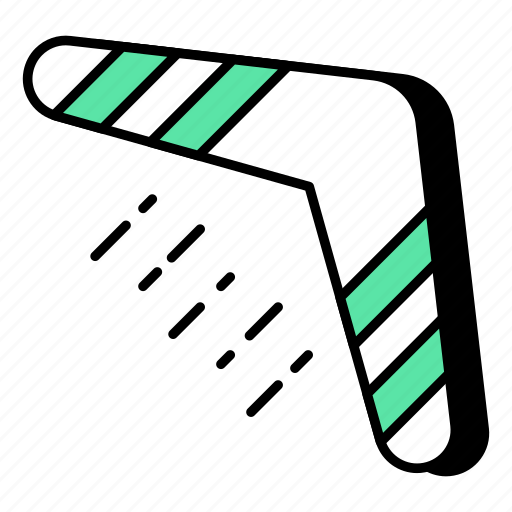 Boomerang, thrown tool, hunting weapon, sports tool, sports equipment icon - Download on Iconfinder