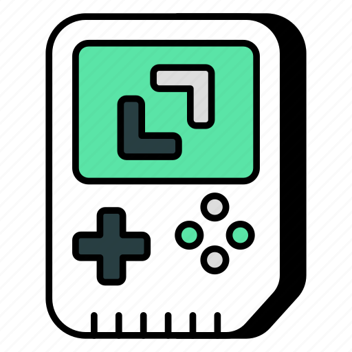 Brick game, vintage game, game console, tetris game, ancient game icon - Download on Iconfinder