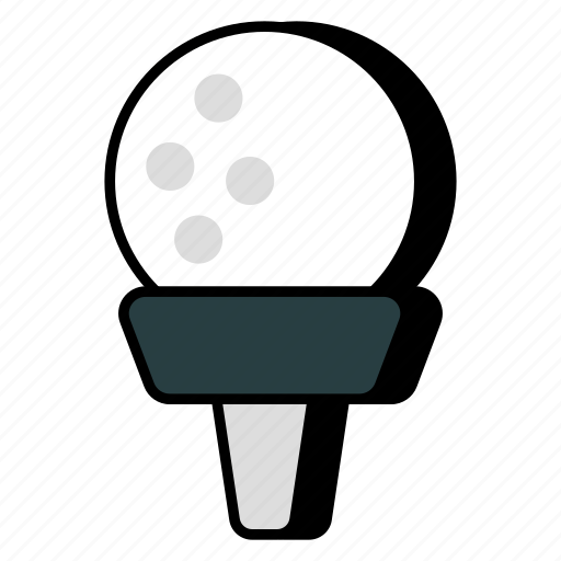 Golf tee, golf ball, sports, outdoor game, golf icon - Download on Iconfinder