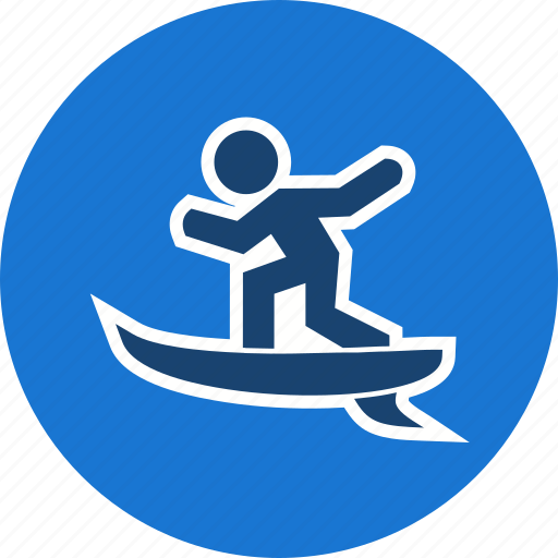 Surf, surfer, surf board icon - Download on Iconfinder