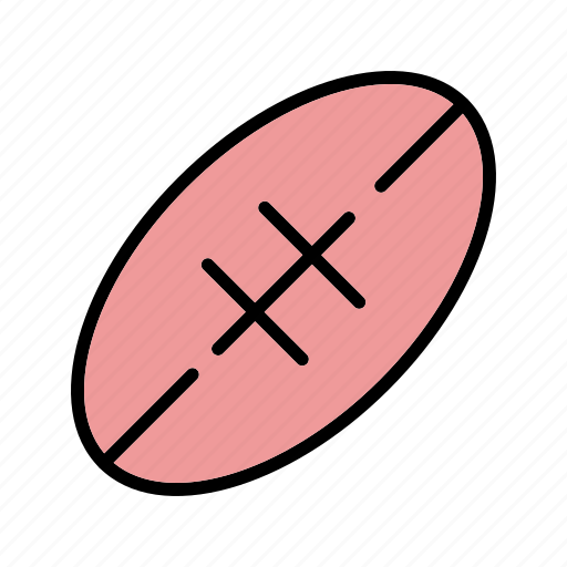Ball, rugby, rugby ball icon - Download on Iconfinder