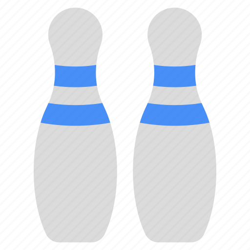Skittles, ninepins, tenpins, bowling game, sports accessory icon - Download on Iconfinder