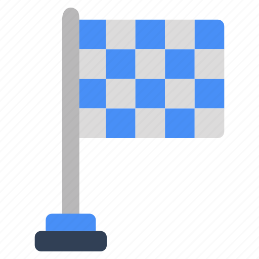 Flag, flagpole, streamer, flattering flag, pinnate icon - Download on Iconfinder