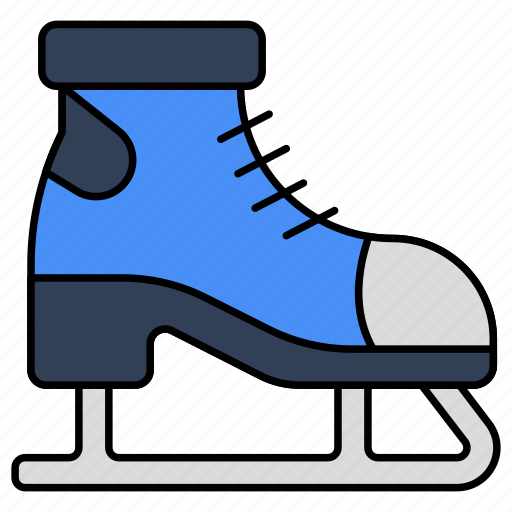 Ice skate, shoe, boot, footwear, footgear icon - Download on Iconfinder