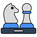 chess pieces, checkmates, chess knight, chess rook, game