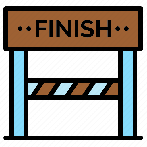 Finish, game, line, sport icon - Download on Iconfinder
