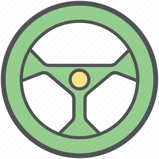 Car drive, car helm, car steering, driving, steering, wheel steering icon - Download on Iconfinder