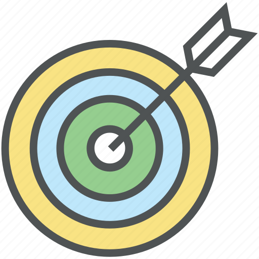 Archery, archery arrow, bullseye, dart, dartboard, optimization, target icon - Download on Iconfinder