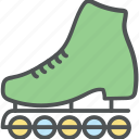 inline skates, roller skates, rollerblading, skates, skates shoes, skating boot, wheel shoes