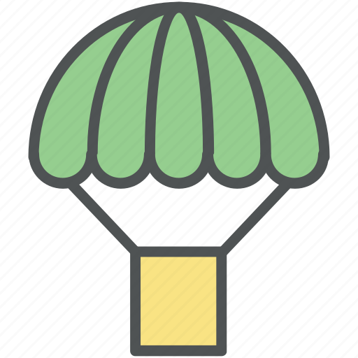Air balloon, charliere, fly balloon, hot airballoon, parachute balloon icon - Download on Iconfinder