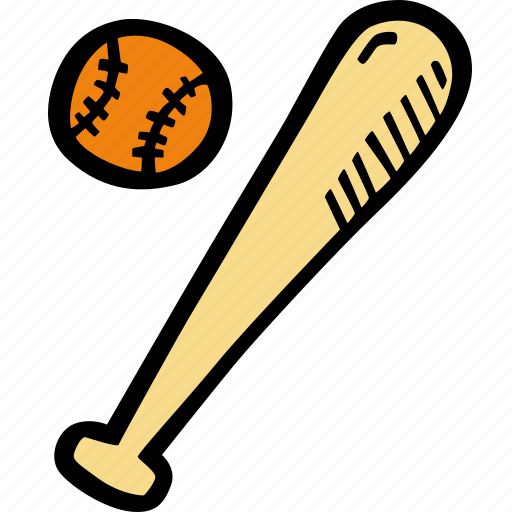 Baseball, bat, fitness, gym, sports, training icon - Download on Iconfinder