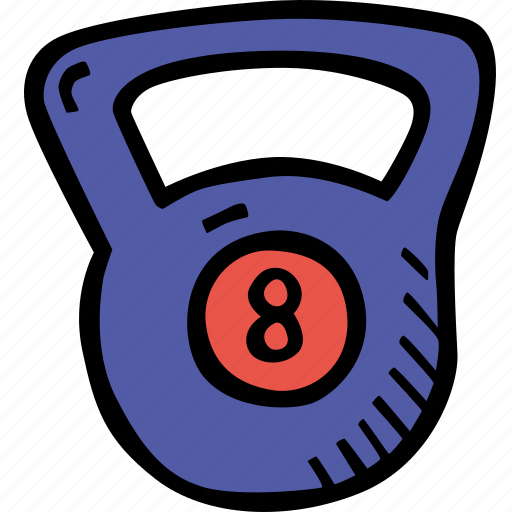 Fitness, gym, kettlebell, sports, training icon - Download on Iconfinder