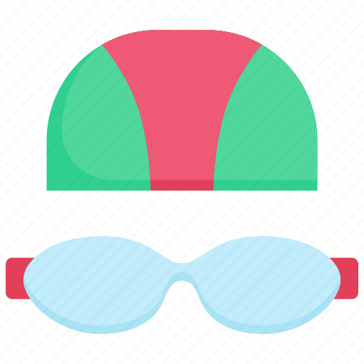 Cap, goggles, pool, sport, swimmer, swimming, water icon - Download on Iconfinder