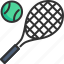 ball, competition, court, game, racket, sport, tennis 